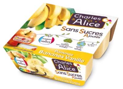 Pommes Bananes Vanille de Charles & Alice
