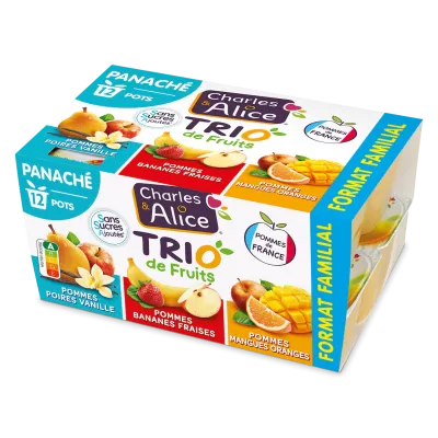 TRIO de fruit-x12-panache-bleu-Charles&Alice