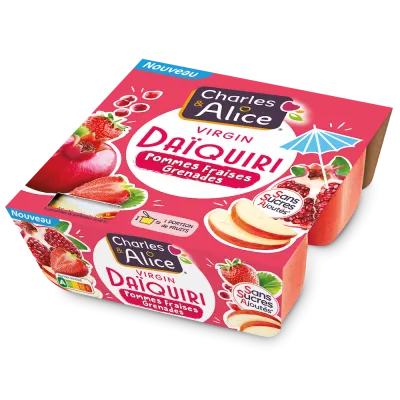 Virgin Daïquiri Pommes Fraises Grenades x4