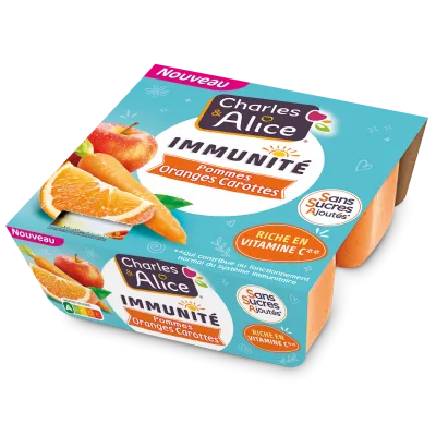 Visuel Immunité Pommes Oranges Carottes x4 Visuel 3D