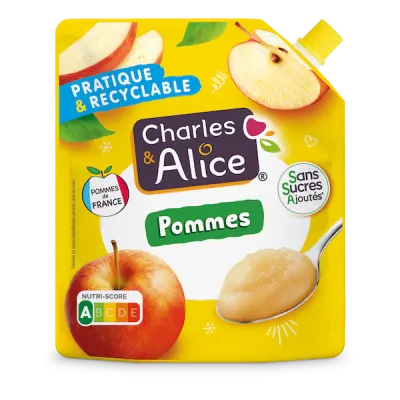 Poches familiales - Charles et Alice - Pommes