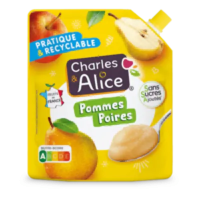Charles et Alice - Poches familiales - Pommes Poires