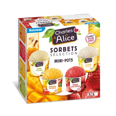 Charles et Alice - mini sorbets