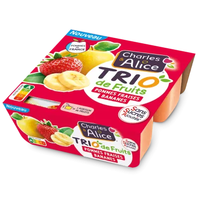Charles et Alice - Trios - Pommes Bananes Fraises