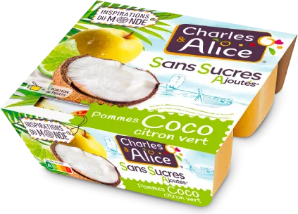 Pommes Coco Citron Vert de Charles & Alice