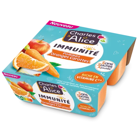 Visuel Immunité Pommes Oranges Carottes x4 Visuel 3D