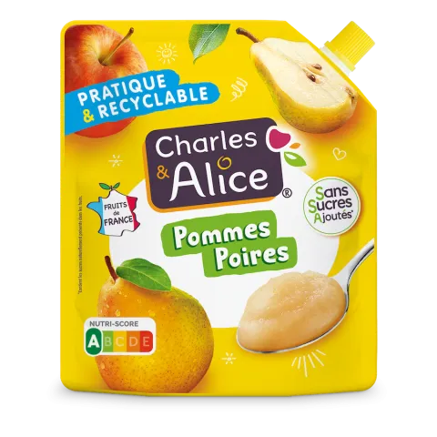 Poches familiales - pommes poires - Charles et Alice