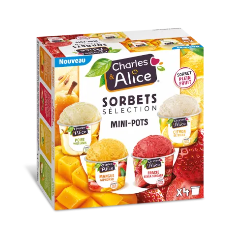 Charles et Alice - mini sorbets