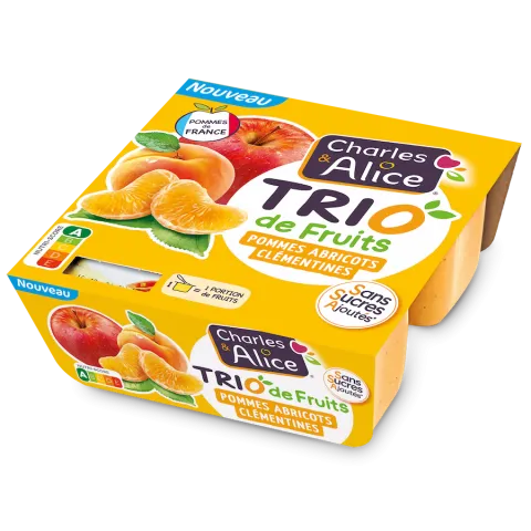 Charles et Alice - Trios - Pommes Abricots Clémentines