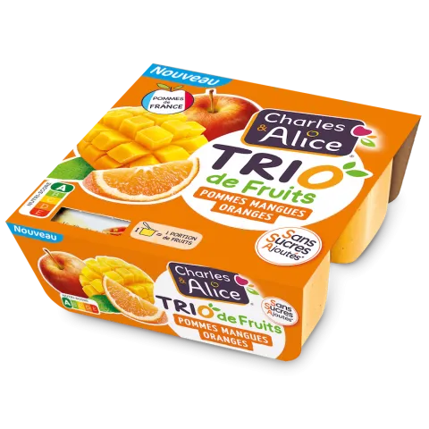 Charles et Alice - Trio - Pommes Mangues Oranges